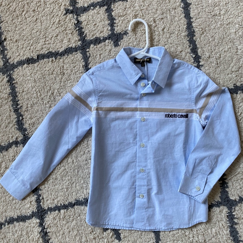 Toddler Roberto Cavalli button up dress shirt